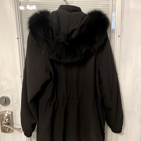 Long sleeve black winter coat - Picture 4 of 6
